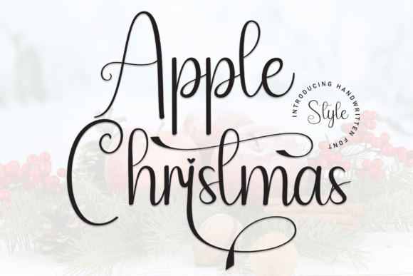 Apple Christmas: A Friendly Font for Digital Branding