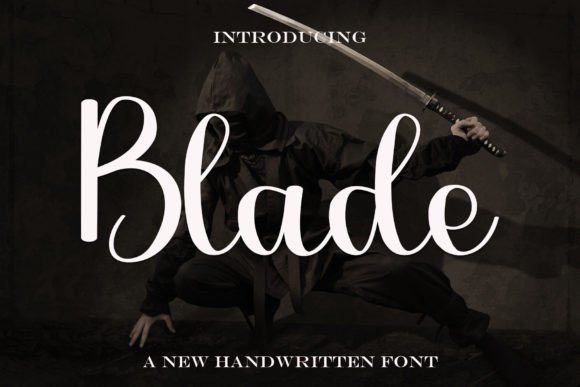 Blade: A Handwritten Font for Crafted Beauty