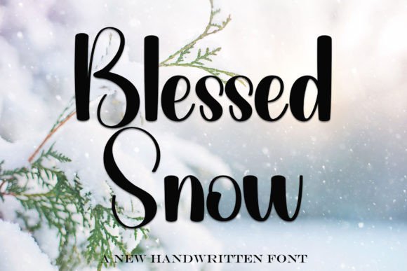 Blessed Snow Font: A Quiet Elegance for Editorial Spaces