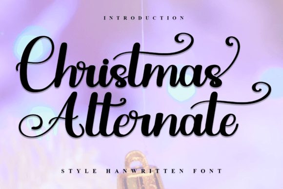 Christmas Alternate: A Festive Font for Branding Magic