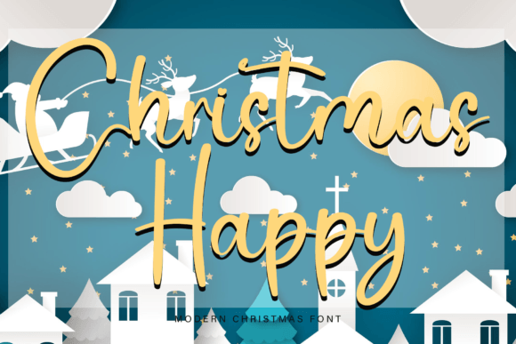 Christmas Happy: Adding Joyful Script Typography to Digital Projects