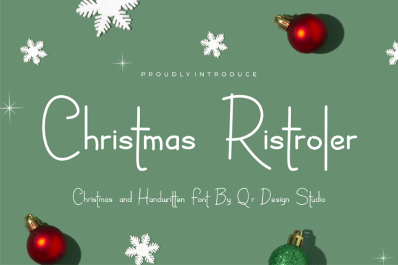 Christmas Ristroler: The Handwritten Font That Upgrades Your Holiday Brand