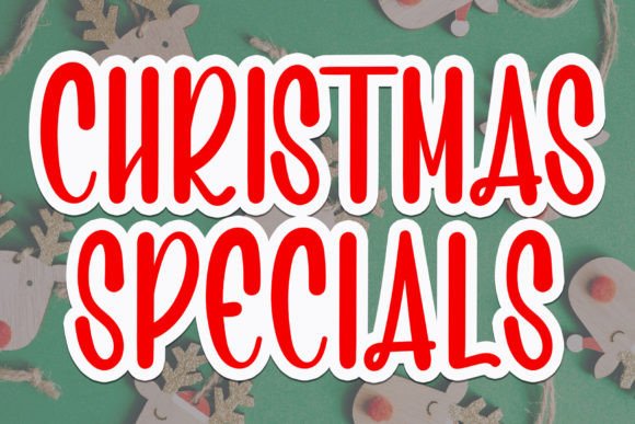 Christmas Specials: The Script Font for Campaigns That Stand Out