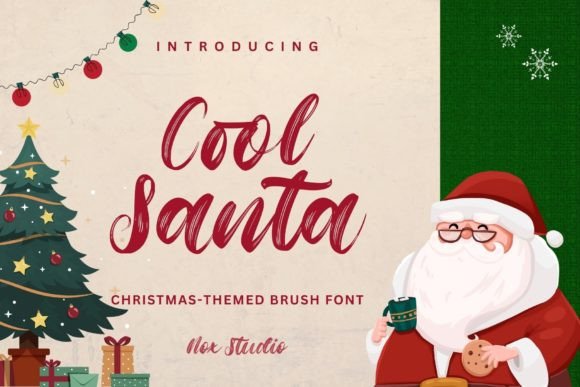 Cool Santa: A Charming Script Font for Crafters