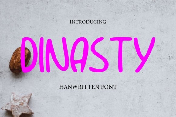 Dinasty: A Script Font with Royal Character