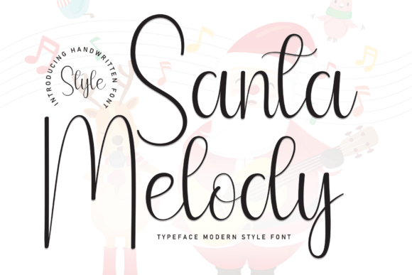 Discovering Santa Melody: A Charming Handwritten Font for Editorial Design