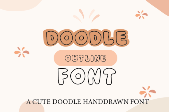Doodle Outline: The Creative Digital Display Typeface