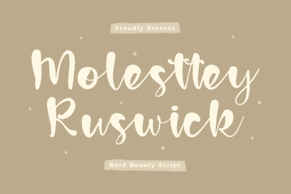 Elevate Your Editorial Design with Molesttey Ruswick Font
