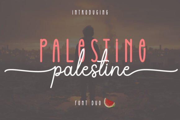 Elevate Your Editorial Design with Palestine Duo Font