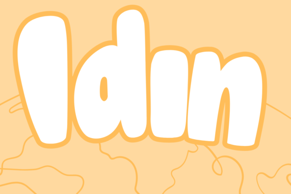 Idin: A Chubby Font Designed to Capture Playful Engagement