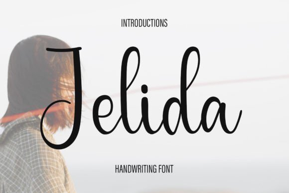 Jelida: A Refined Script Font for Editorial Personality