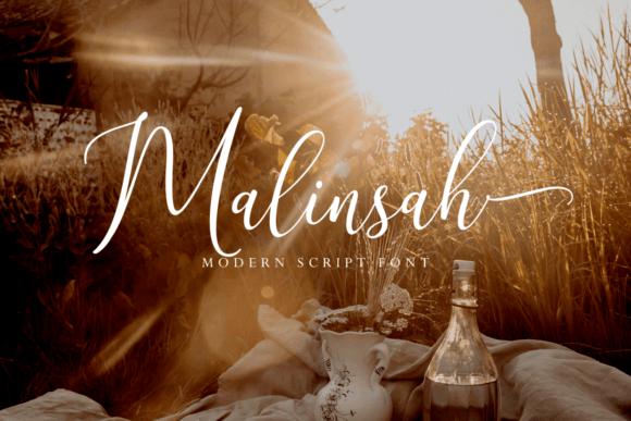Malinsah: A Modern Script Font for Impactful Digital Communication