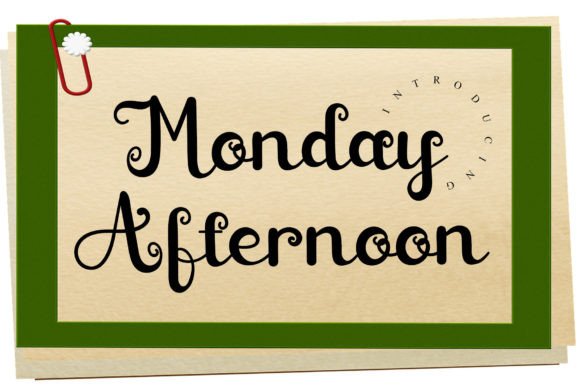 Monday Afternoon: A Font for Editorial Elegance