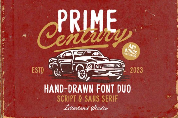 Prime Century: A Classic Font Duo for Crafters and Product Creators