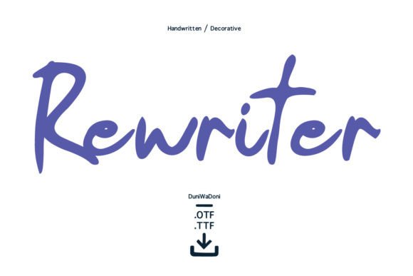 Rewriter Font Review: A Casual Script for Your Business Brand