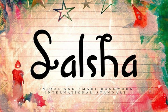 Salsha: A Handwritten Font for Authentic Branding