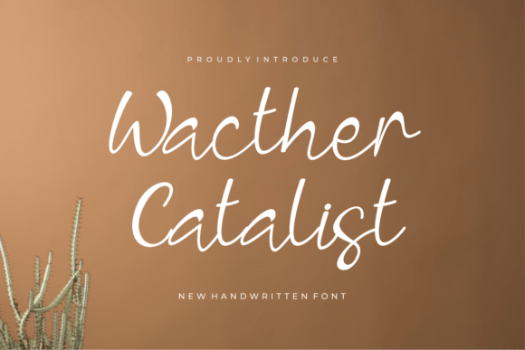 Wacther Catalist: A Script Font That Raises Your Digital Brand's Elegance