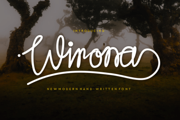 Wirona: An Elegant and Powerful Display Font